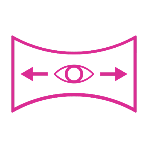 Auditoriums requiring wide viewing angles