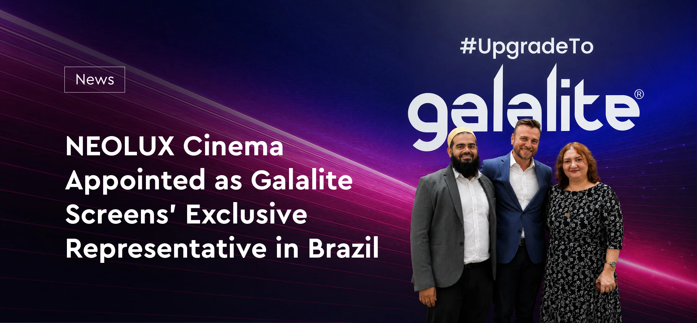 NEOLUX Cinema Appointed as Galalite Screens Exclusive Representative in Brazil