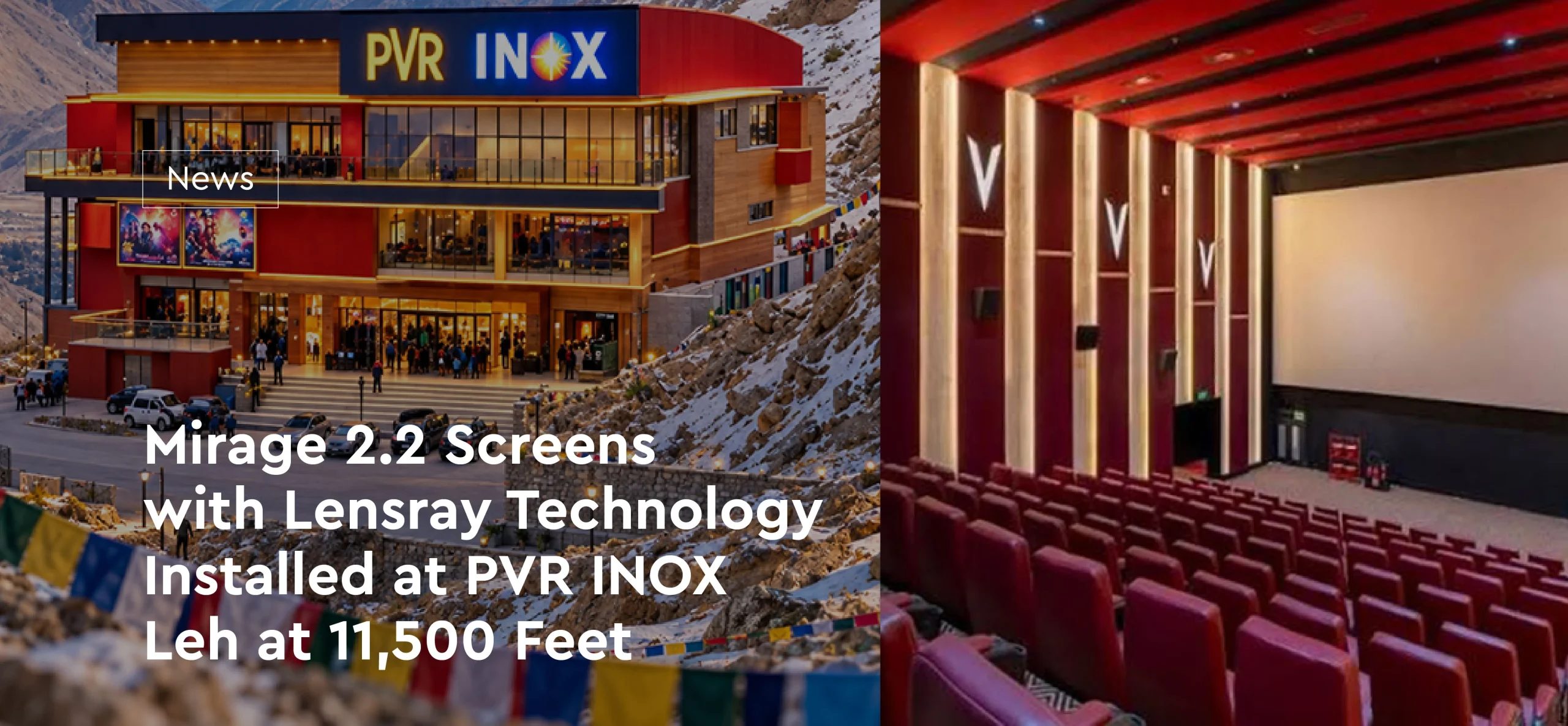 Galalite Screens Powers India's Highest Multiplex